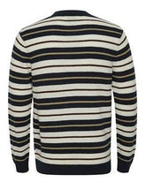CASUAL FIRDAY Striped Wool Pullover - Smgarment's